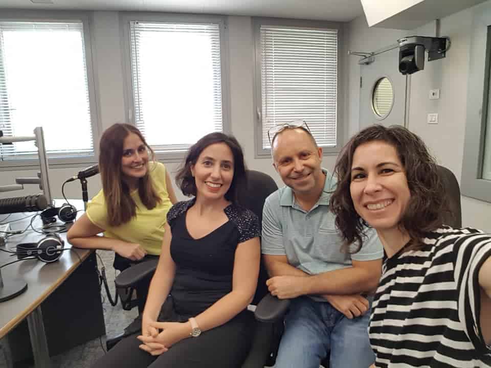 שירן ישראל, עדי גולומביק זלוף, חנן הורביץ וענת מאור בראיון רדיו בכאן